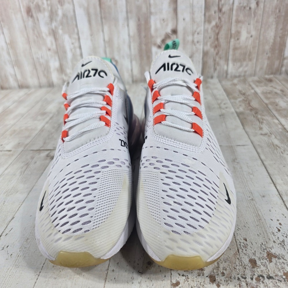 Nike Air Max 270 Womens 10 White University Blue Psychic Purple DX2351-100 - Picture 2 of 8